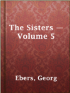 Imagen de portada para The Sisters — Volume 5